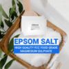 Picture of Hexeal Epsom Sal | Cubo de 22.0 lbs | 100% farmacéutico | FCC Grado Alimenticio | Sulfato de magnesio