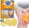 Knee Pain Relief Patches, 24 PCS Warming Knee Plaster with Organic Ginger Extract, Deep Relieve Discomfort from Arthritis, Neck and Shoulder Muscle, Fast Acting