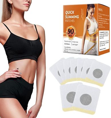 Weight Loss Patches, 90 PCS Weight Loss Sticker with Natural Herbal, Belly Slimming Detox Patch for Buckets Waist, Waist Abdominal Fat, Quick Slimming